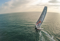 vendée globe dick helies photo drone thomson beyou le cléach